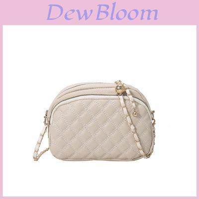 Pu Small Square Bag With Chain Strap For Daily Streetwear Fashion