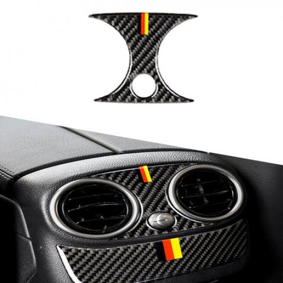 

Real Carbon Fiber Rear Air Vent Outlet Cover Trim For Benz C Class W205 15-18 D
