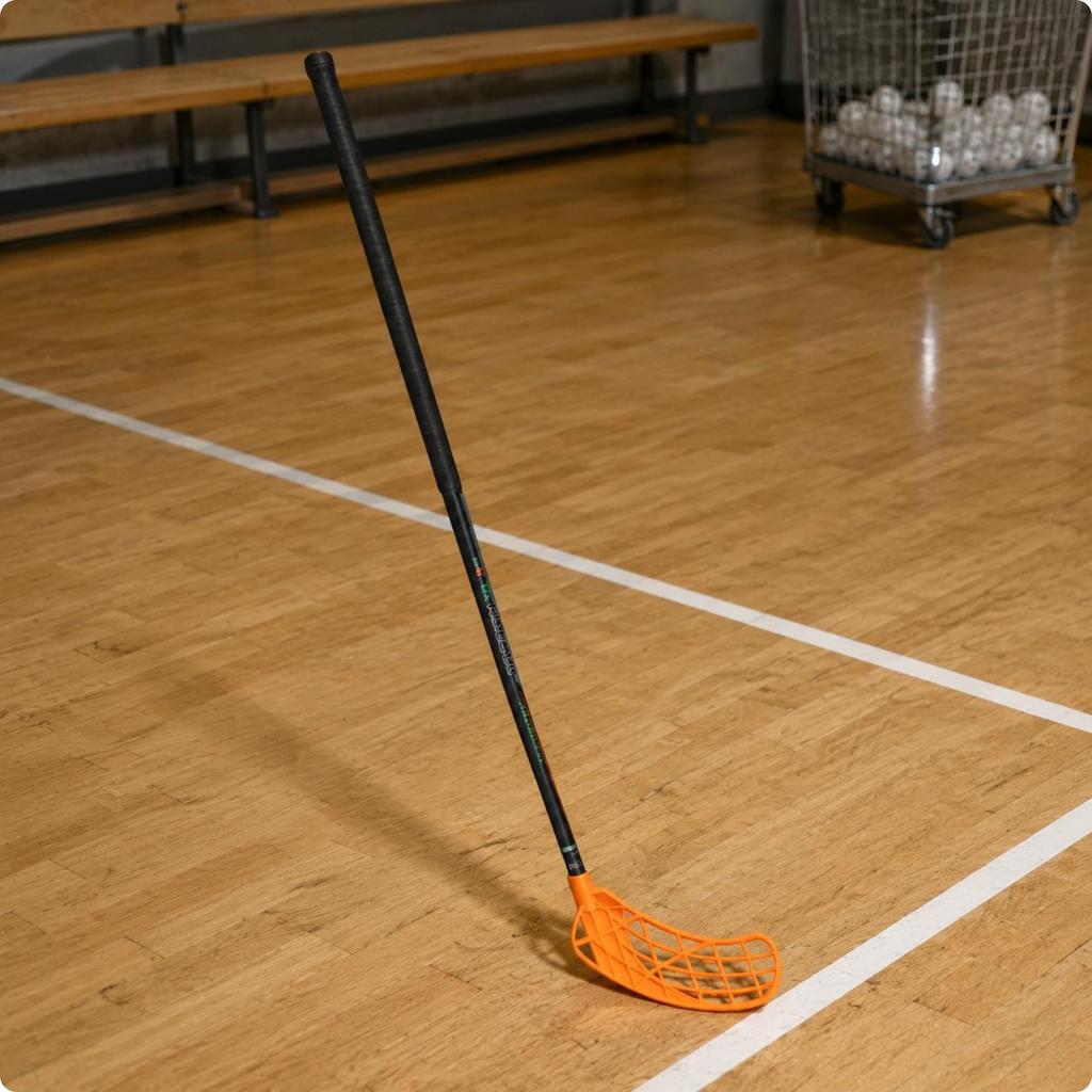 Carbon Fiber Floorball Stick Pu Grip Wrap Openwork Blade Floorball Stick