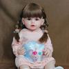 Bambola Reborn da 55 cm Ragazza del bambino Morbido Silicone per tutto il corpo Bella bambola da principessa rinata Giocattolo da bagno Real Touch per regali per bambini