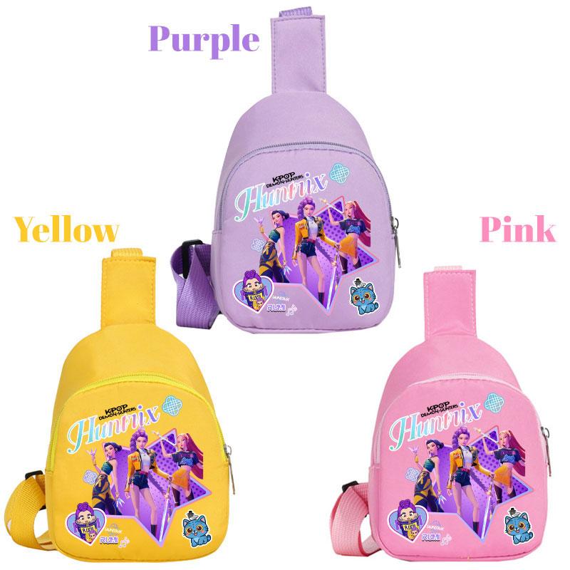 For kpop Shoulder Backpack Chest Bag K-pop Diagonal Cartoon Student Classic Lightweight Girly Gift Storage travel crossbody bag