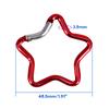 Heavy Duty Locking Hook for Camping Fishing Hiking Traveling Aluminum Alloy Carabiner Clip Star Shape Climbing Buckle