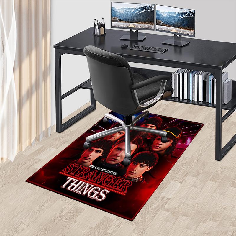 1pc Stranger Things Season Carpet for Playroom Bedroom Living Room Sofa Home Decor,kids Game Area Rug Non-slip Floor Mat Y72977