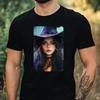 T-Shirt Herren Hexe Portrait Motiv Baumwolle Größe XS bis 5XL