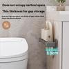 Two Layer Punch-Free Towels Holder Bar Bathroom Storage Rack Towel Rack Organizer Wall-Mounted Towel Shelf