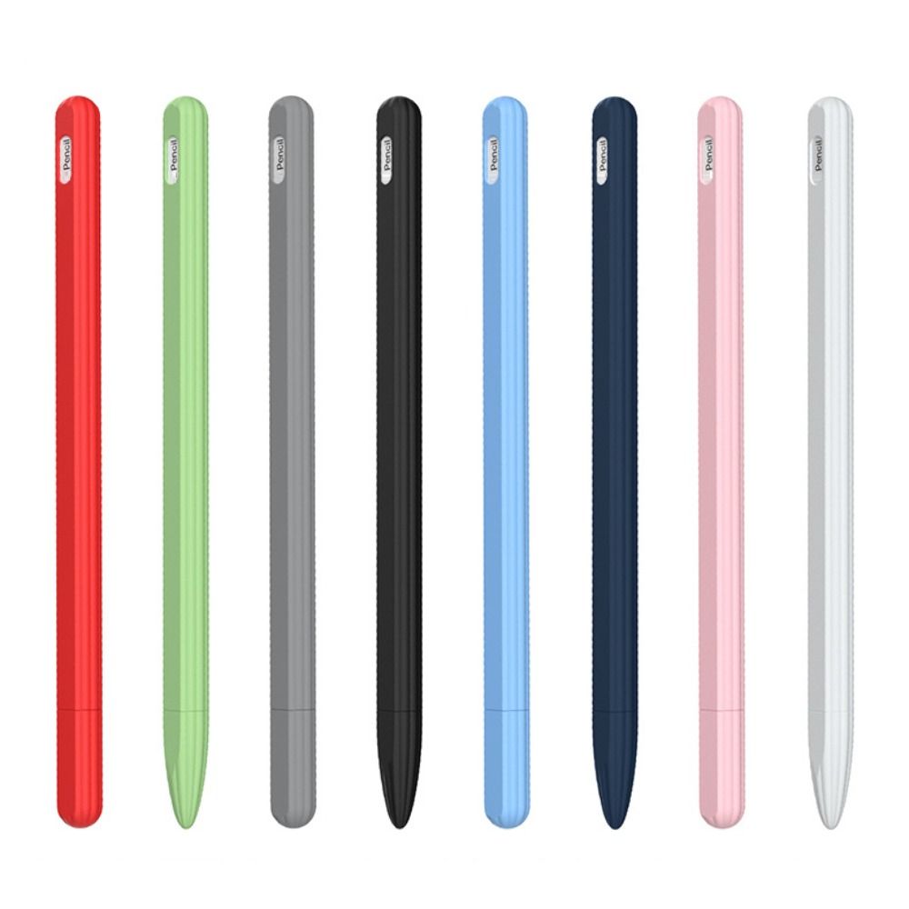 Custodia in Silicone per Matita Tablet Antiurto Antiscivolo Custodia per Stylus Ergonomica Colorata Copri Penna Touch Screen per Apple Pencil Pro/2