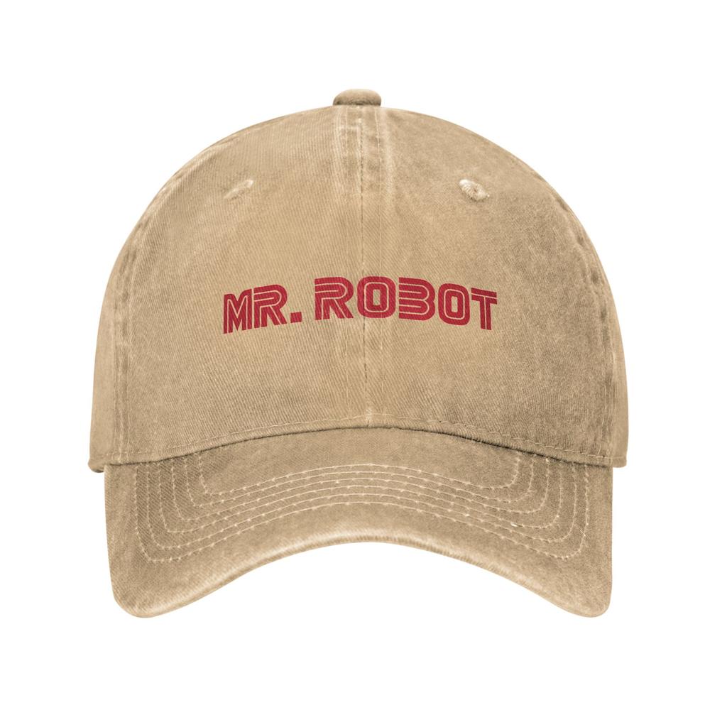 Mr Robot Berretti da Baseball Unisex Stile Cappellino Lavato Usurato Vintage