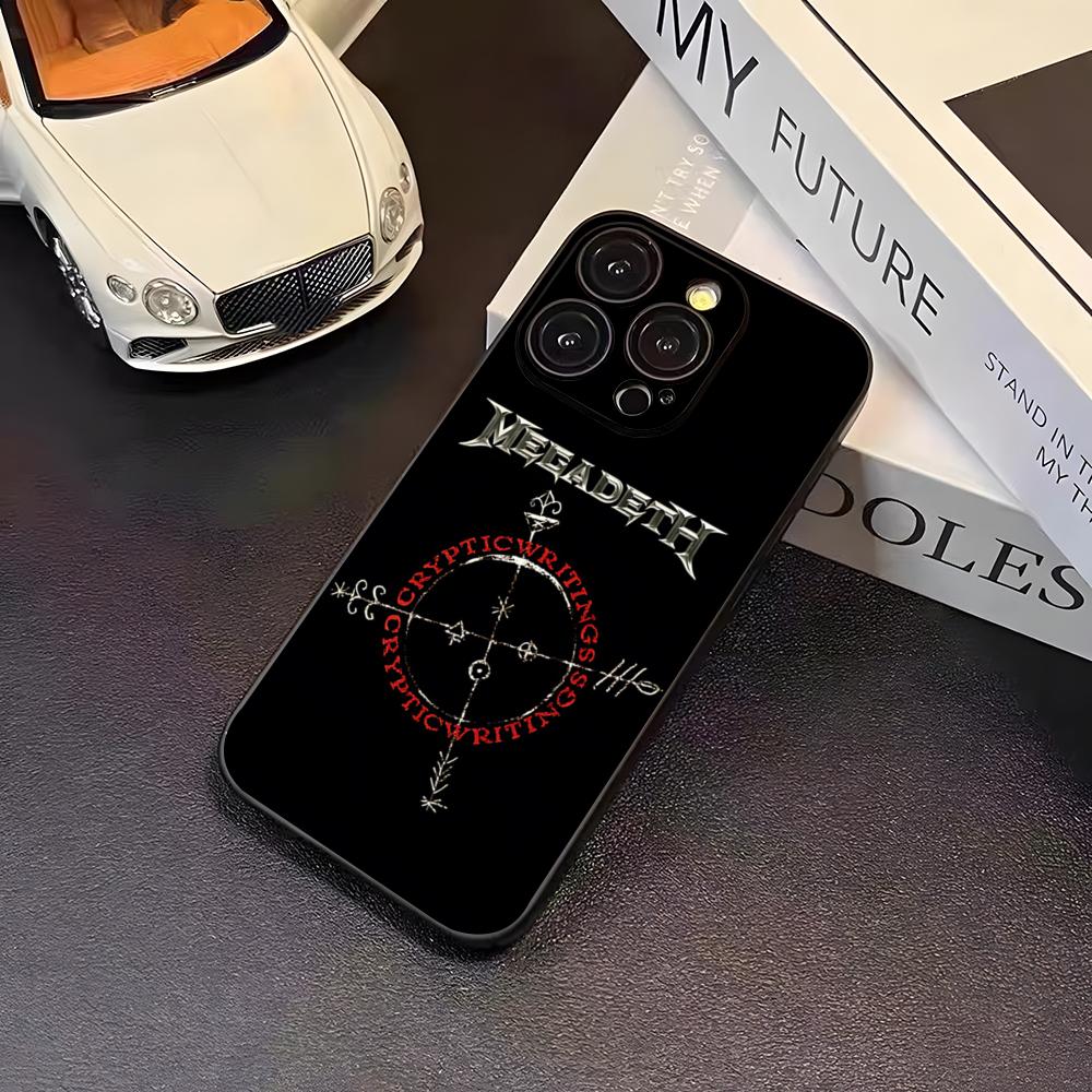 Rock Band M-Megadeth Phone Case For 16 Pro Max Iphone 17 Pro Max 14 15 Plus 12 13 11 Pro Xr X Xs SE Back Cover