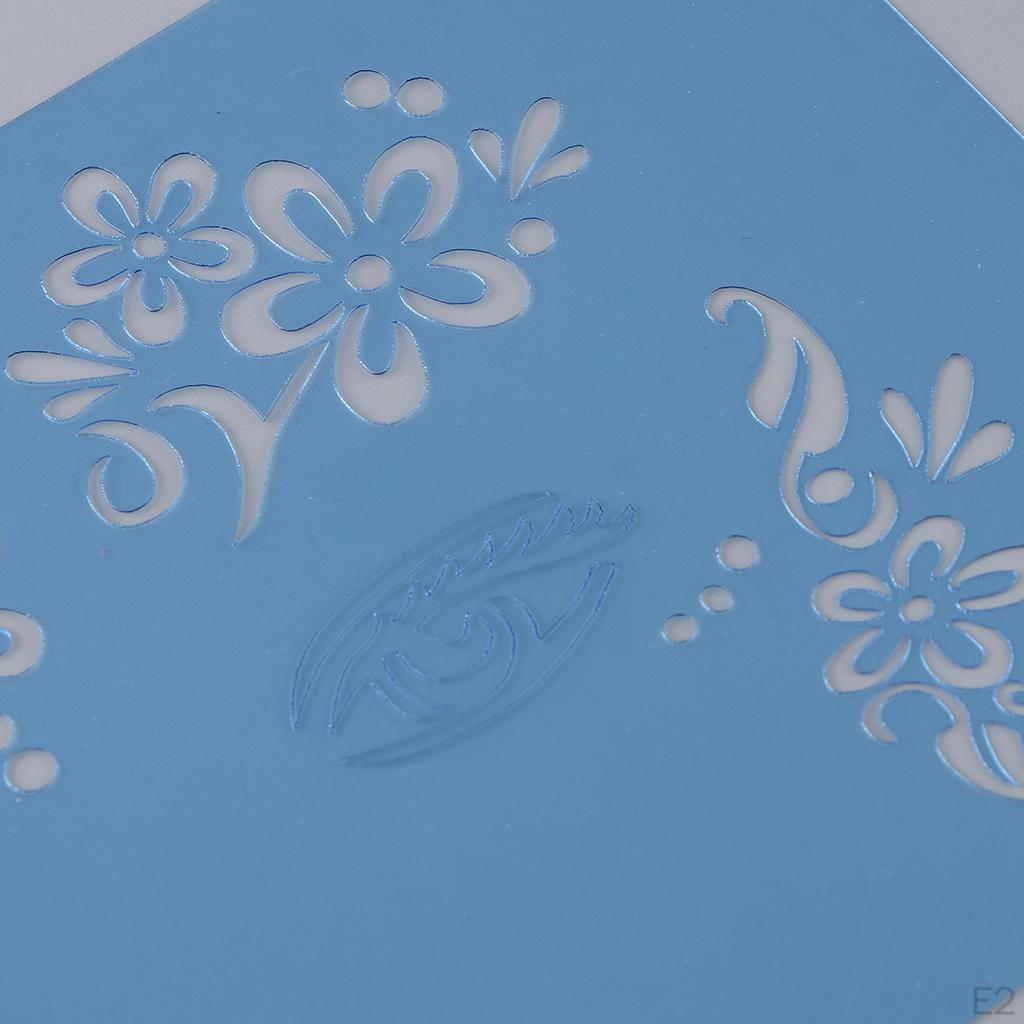 1 набор инструментов для шаблонов трафаретов для праздничного макияжа — фото 3