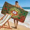 Telo mare Gloria del Calcio Portoghese Campeggio all'aperto Telo mare per foto vacanza Lungomare Telo per piscina esterna Telo da bagno ad asciugatura rapida
