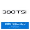 New ABS Letters Emblem 280TSI 330TSI 380TSI Rear Trunk Badge Sticker for VW volkswagen GOLF Series Car Styling Decoration NG5