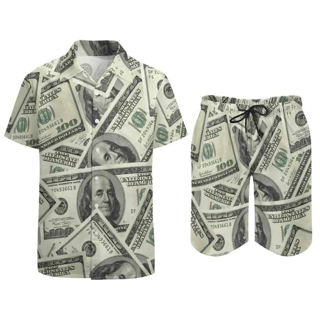 Psychedelic Magic Mushroom Men Sets Printed 3D Print Casual Shirt Beach Shorts Oversized 2Pcs Set Vacation Hawaiian Man Suits