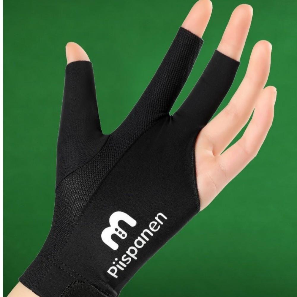 1Pcs Three Fingers Billiard Glove Anti-slip Training Glove New Snooker Glove  Fitness Accessories