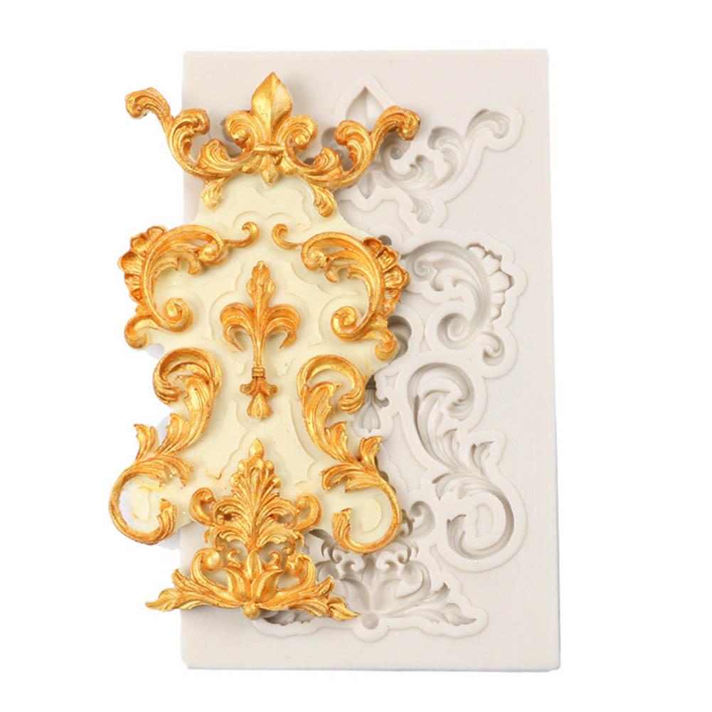 Spitze Blumenrand Form Vintage Fondantform Silikon Kuchen Dekorationsform