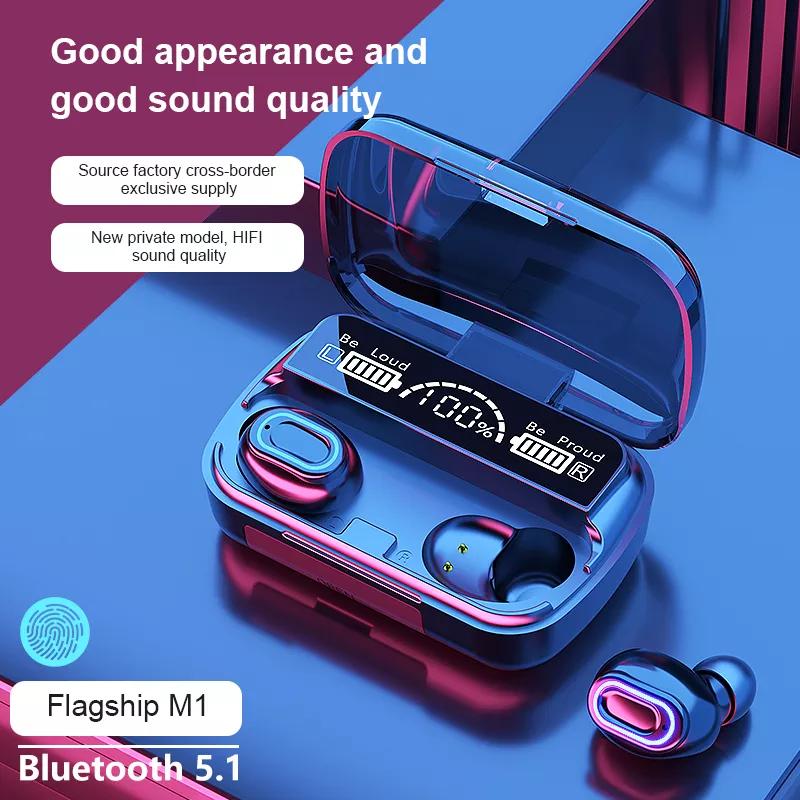 M1 TWS Bluetooth Earphones Wireless Earbuds For Redmi Gaming