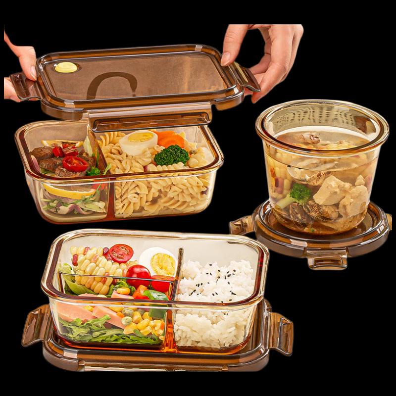 

Sealed Glass Bento Box with Lid
