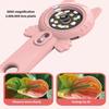 Interactive Children Science Handheld Microscope 500X STEM Learning Tool With LED Light for Classroom Home Exploration