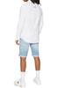 Tommy Jeans Men's Slim Fit White Long Sleeve Shirt, Size XXL