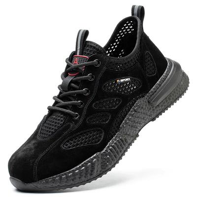 Scarpe antinfortunistiche estive nuove scarpe traspiranti in rete cava scarpe sportive antiscivolo con suola morbida scarpe casual da papà