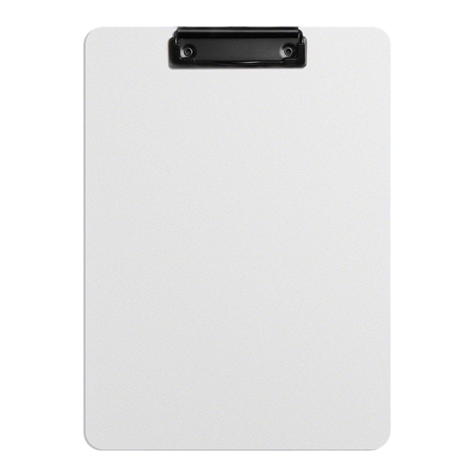 

A4 Folder,File Manager,Dual Clip Writing Clipboard With Storage,Portable A4 File Holder,Stationery Office Supplies білий