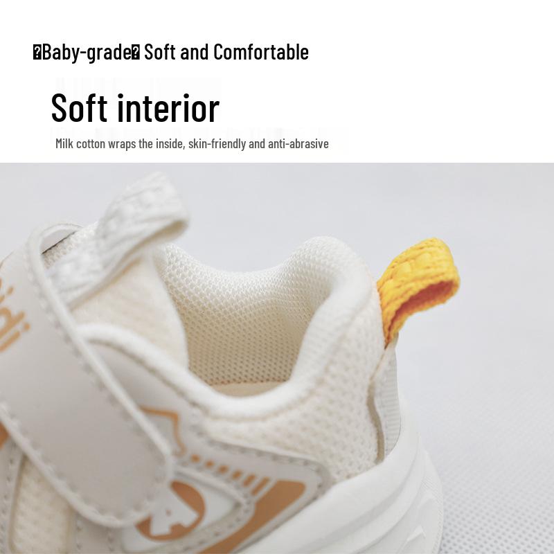 Abeidi Kids' Non-Slip Breathable Soft Sole Shoes for Toddlers – Spring & Autumn Casual Sneakers