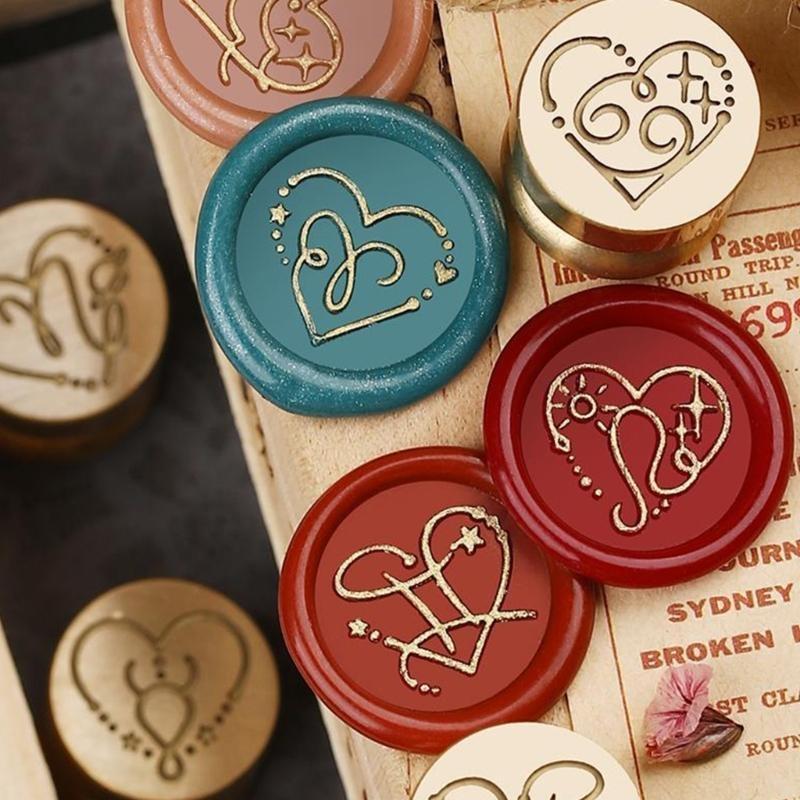 652F Astrology Series Seal Lacquer Seal Wax Stamp for Artistic Creations