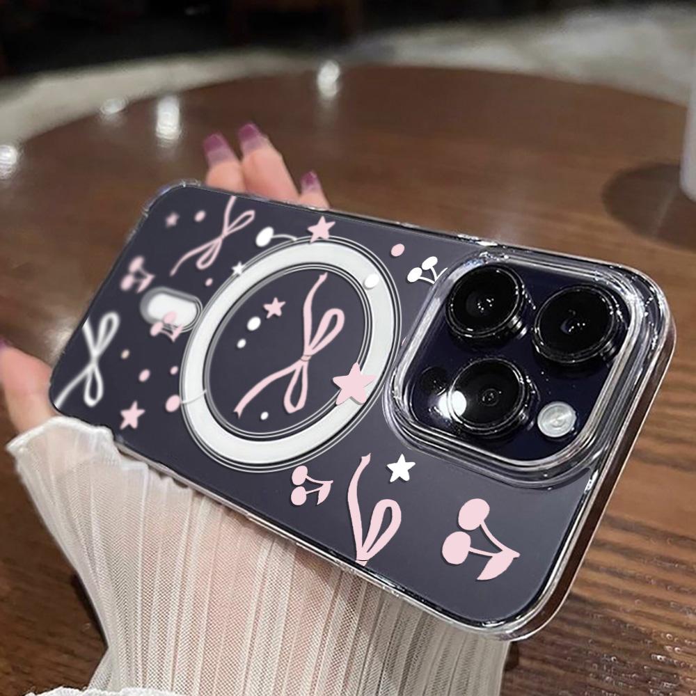 Magnetic Phone Case for iPhone 12 14 16 17 Pro 17 16 15 14 13 12 Pro Max  12 13 14 15  16 High Quality Shockproof Shell Full Protection Cute Style