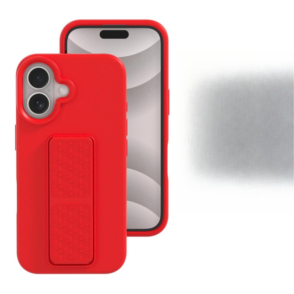 Suitable for Ip16promax Liquid Silicone Wristband Stand, Apple 15/14 Solid Color Protective Case