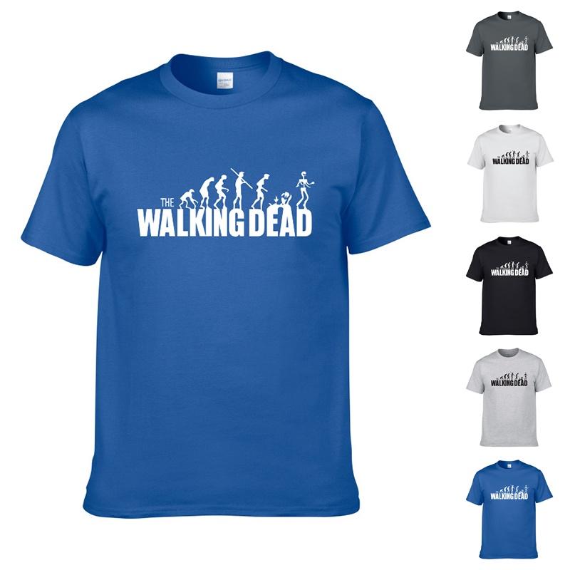 The Walking Dead Unisex Short Sleeve Cotton Casual T-shirt Perfect For All Seasons