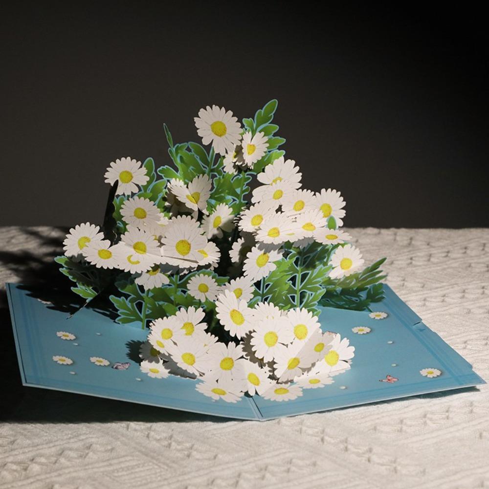 Foldable Pop-Up Greeting Card Paper Invitation Cards Creative Gift Message Card  Thanksgiving