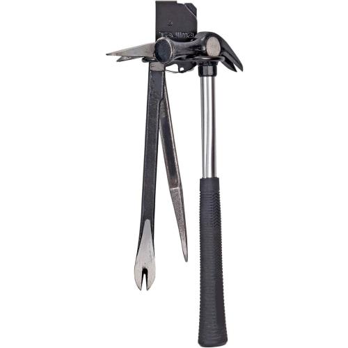 Tajima Safe System Detachable Tool Holder, High-Strength Steel, 3-Hole Hammer, SFKHI-H3. Easy To Attach and Detach. Can Be Attached To Your Belt Later