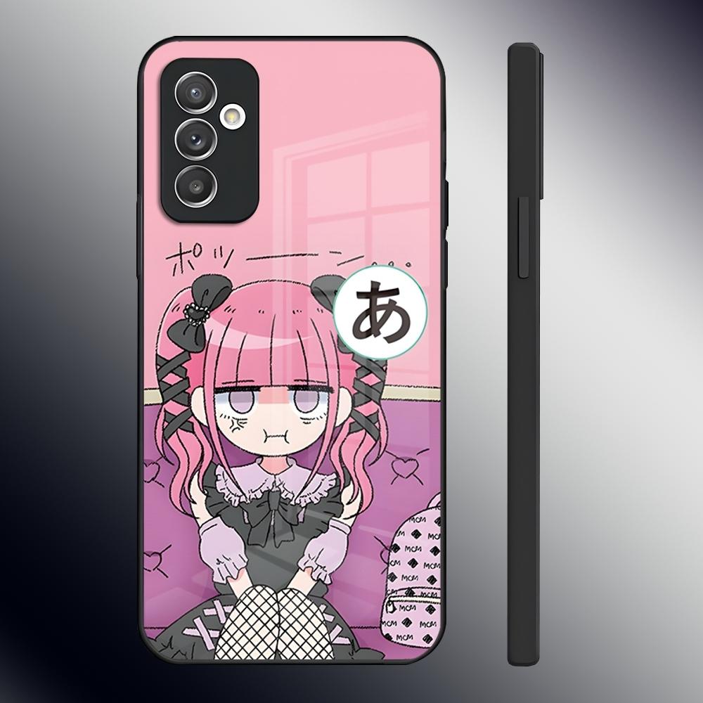 M-Menhera Chan Comic Phone Case For Samsung S24 Ultra S23 S22 S20 Fe S21 Plus A54 A34 A24 A53 A13 A16 Glass Back Cover