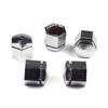 BSP631 5 Pieces Car Wheel Bolt Screw Cover 1008209, 90343694 Silver Color Plastic Cap for Vauxhall Opel GM 22.30 Mm* 17 Mm