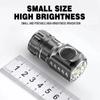 3*LED Mini Super Heldere Krachtige LED Zaklamp USB Oplaadbaar 18350 Super Heldere Zaklamp Aluminiumlegering voor Kamperen Bergbeklimmer
