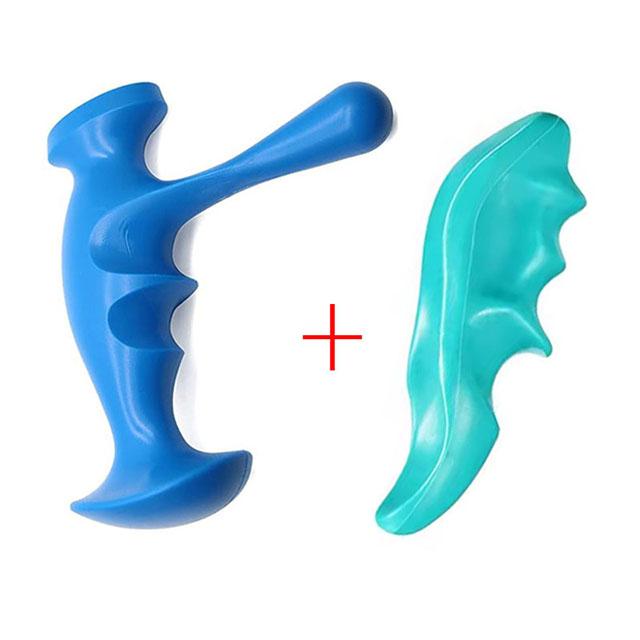 

T-Shaped Massager Thumb Finger Pressure Press Trigger Point Manual Deep Physiotherapy Massage Tools Full Body Muscle Relax Stick