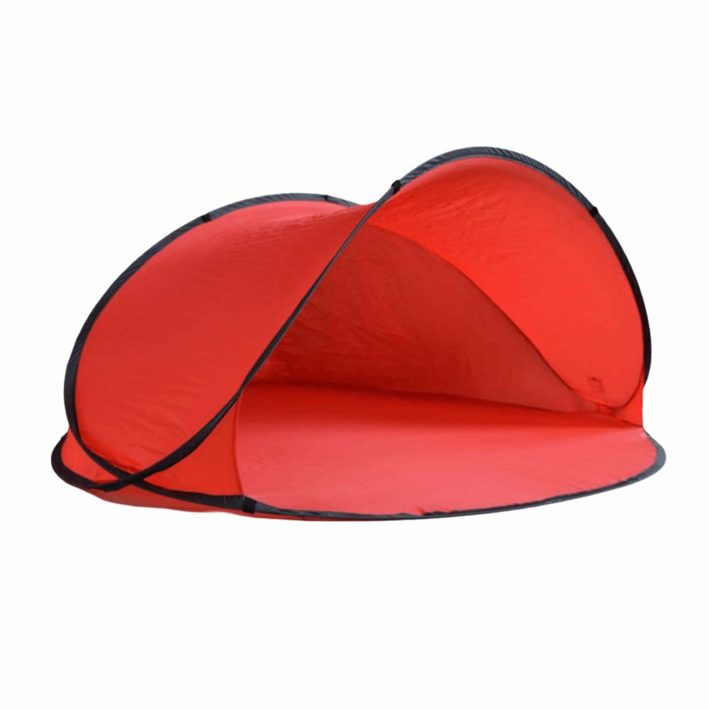 Compact Pop Up Beach Tent Quick Setup Outdoor Canopy Automatic Pop Up Sun Shelter Camping