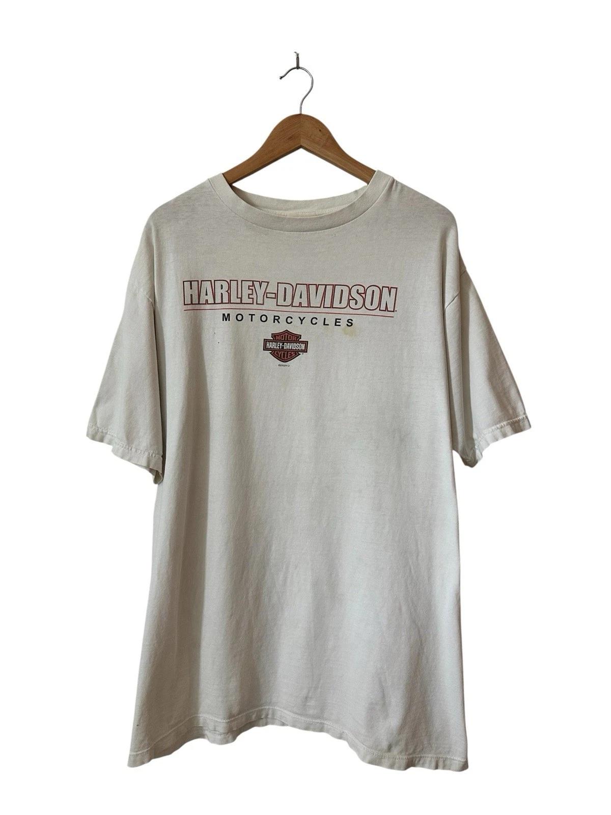 Vintage Harley-Davidson T Shirt Men’s XL White Arizona Sierra Vista Distressed S