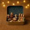 Festive 3d Printed Christmas Ornament Set With Pla Material For Home Decoration Gift