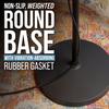 Shure by Gator Microphone Stand Straight Type with Shock-Absorbing Round Base SH-RBMICSTAND12 Black