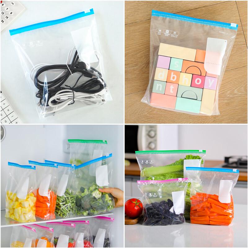 OIMG Food Storage Bags with Slider Seal