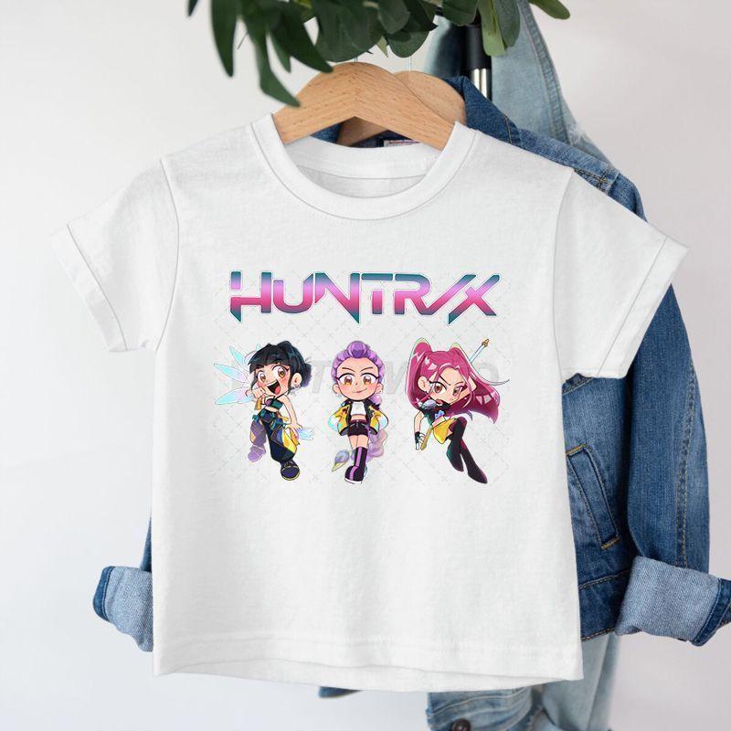 

Children s Witch Hunt Team Pure Cotton T-shirt, Fashionable Short-sleeved Breathable Base Layer for Boys and Girls 150