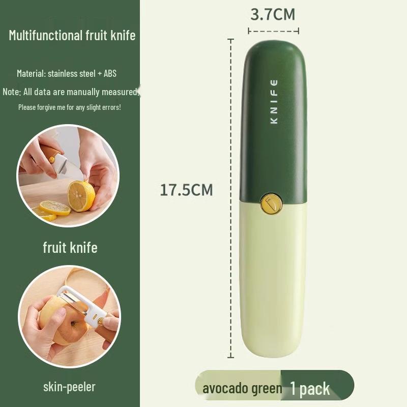 Multifunctional Double-Headed Fruit Peeler Knife for Home and Dorm Use