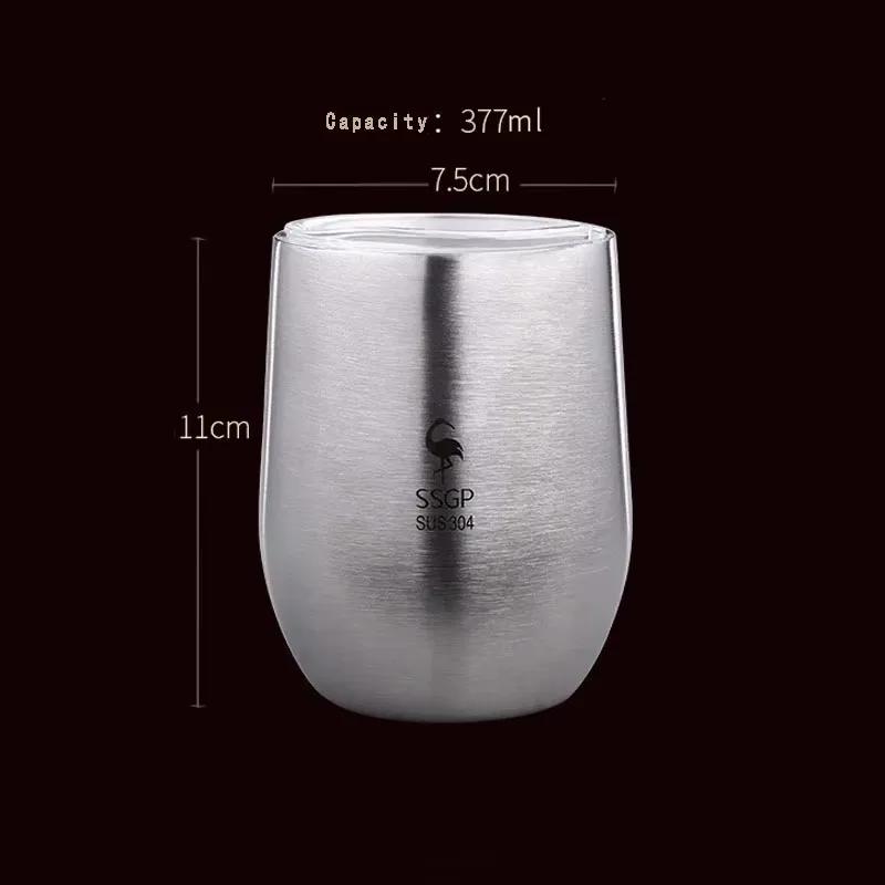 Yerba Mate Becher 304 Edelstahl Doppelwand Argentinische Yerba Mate Kalebasse mit Deckel/Strohhalm Tragbarer Teebecher Kaffee Thermoskanne 377ml