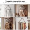 Over-The-Door Hanger Organizer, 2026 New Modern Over The Door Hanger Rack, Over Door Hook Heavy Duty Door Hanger Multi-Purpose Door Organizer