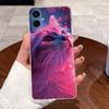 For Samsung Galaxy A07 4G 2025 Silicone Aesthetic Fashion Cute Cat Phone Case Transparent Soft TPU Casing SamsungA07 Back Cover