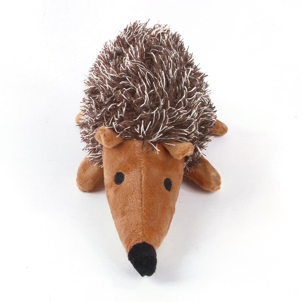 Giocattolo Peluche Riccio per Cane con Suono Morso Durevole Dente Interattivo Accessorio per Animali Domestici per Cucciolo