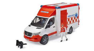 Bruder Ambulancia MB (con figura) BR02676