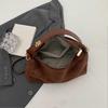 Women Suede Shoulder Bag Adjustable Strap Hobo Purse Zipper Handbag (Coffee)
