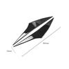 2x Carbon Fiber Headlight Eyelid Eyebrow Cover Trim For Mazda 3 Axela 2014-2016