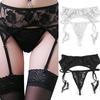Sexy Lady Lace Suspender Garter Belt Lingerie G-String Thong Set Stocking Belt